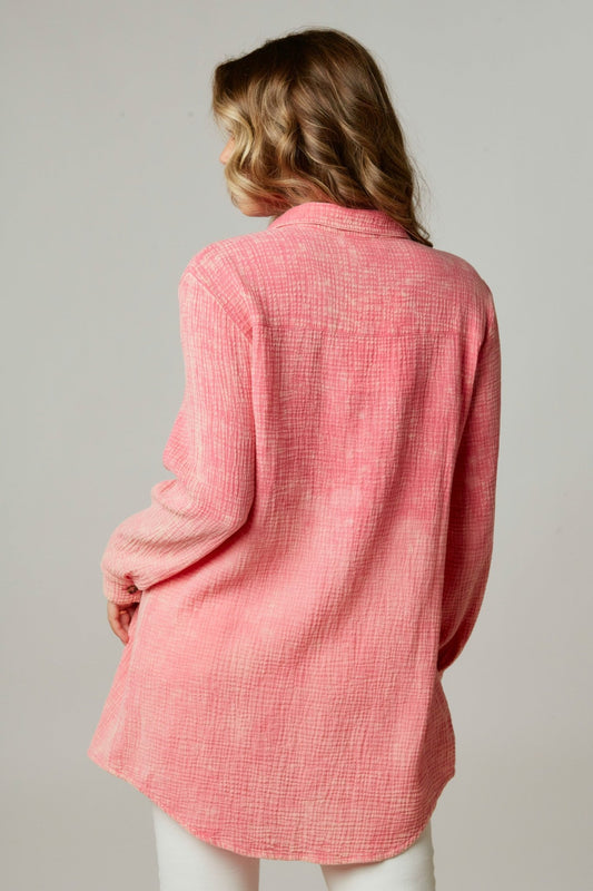 Acid Wash Ombre Shirt - Miicah