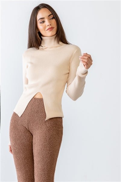 Knit Turtleneck Sweater - Miicah