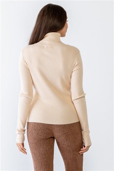 Knit Turtleneck Sweater - Miicah