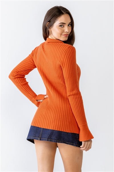 Long Sleeve Knit Top - Miicah