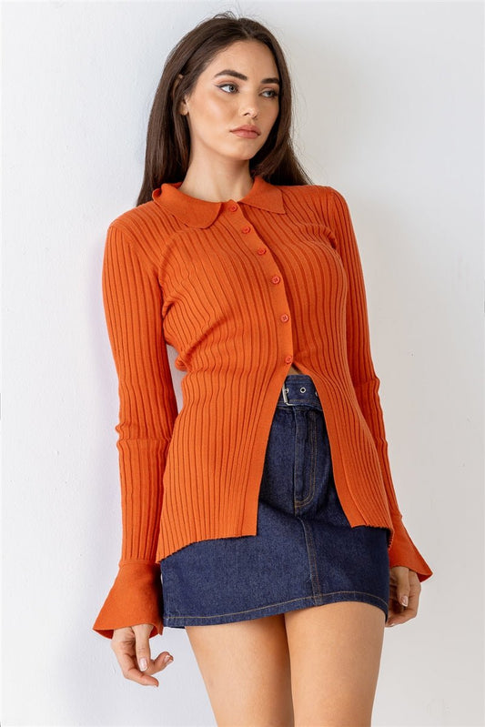 Long Sleeve Knit Top - Miicah